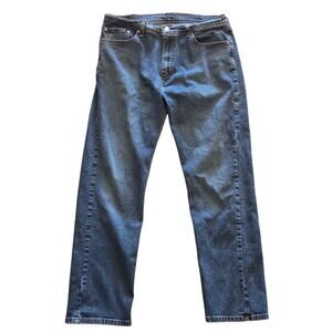 Levi's 505 Men's Regular Fit Navy Blue Jeans 38x32